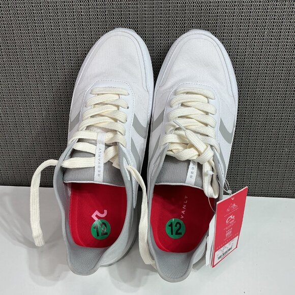 Redvanly Men's Challenge Golf Sneakers Size 12 White & Gray Wind/Water Resistant - Picture 4 of 6